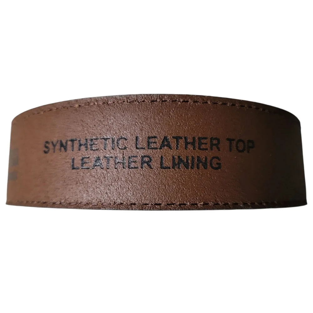 Columbia Brown Faux Leather Belt Sz 36 Excellent Condition Cowboy Western Preppy